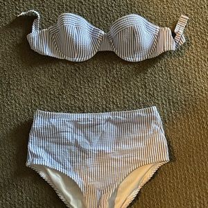 J crew high waisted bikini